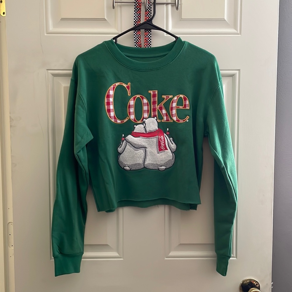Medium Green Coca-Cola Brand Crewneck